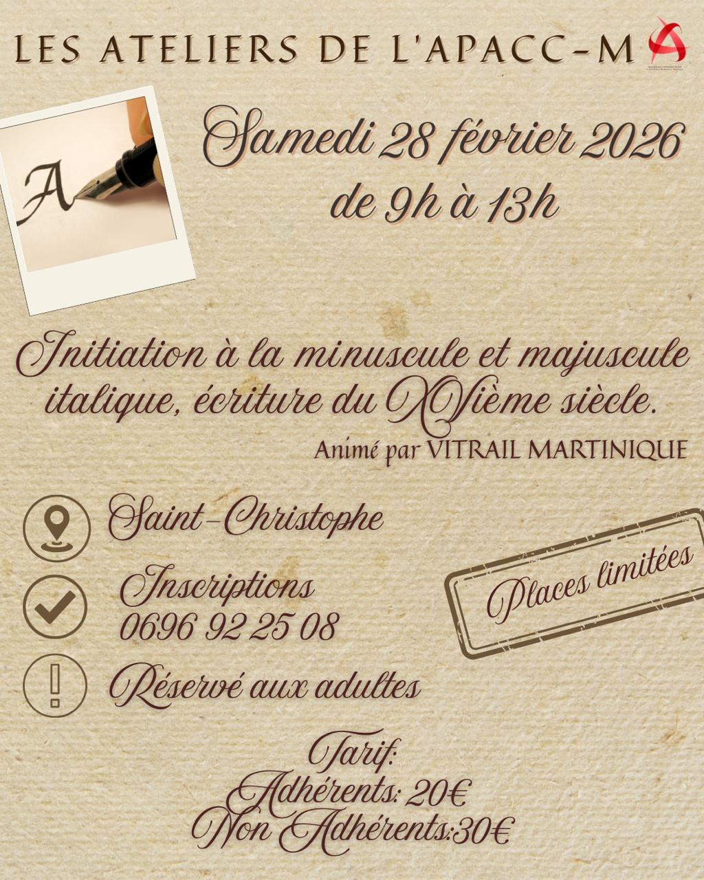 Atelier (réservé aux adultes)