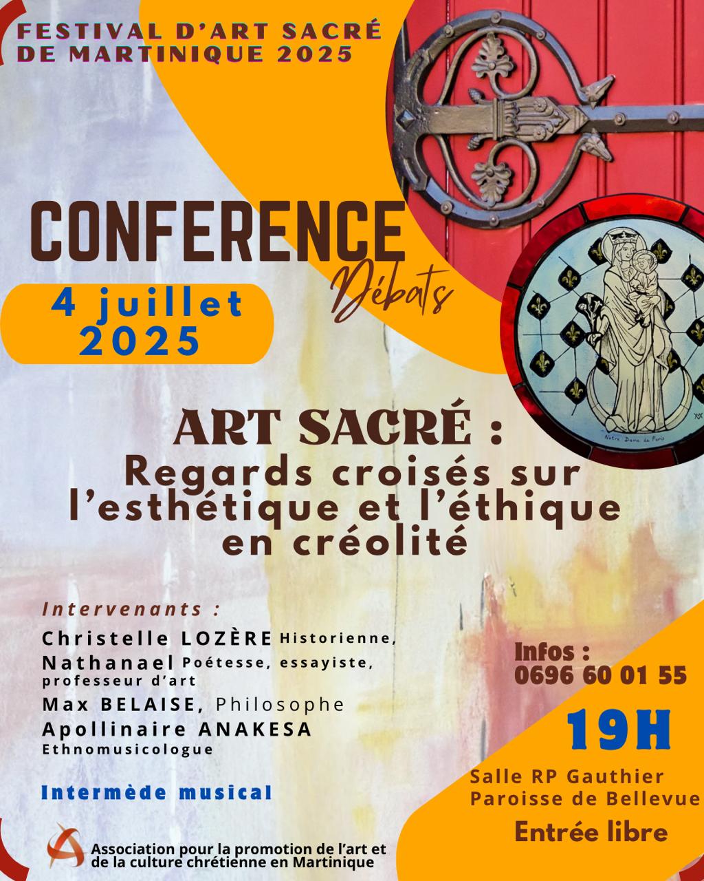 Art sacré : regard croisé sur l'ethique en créolité