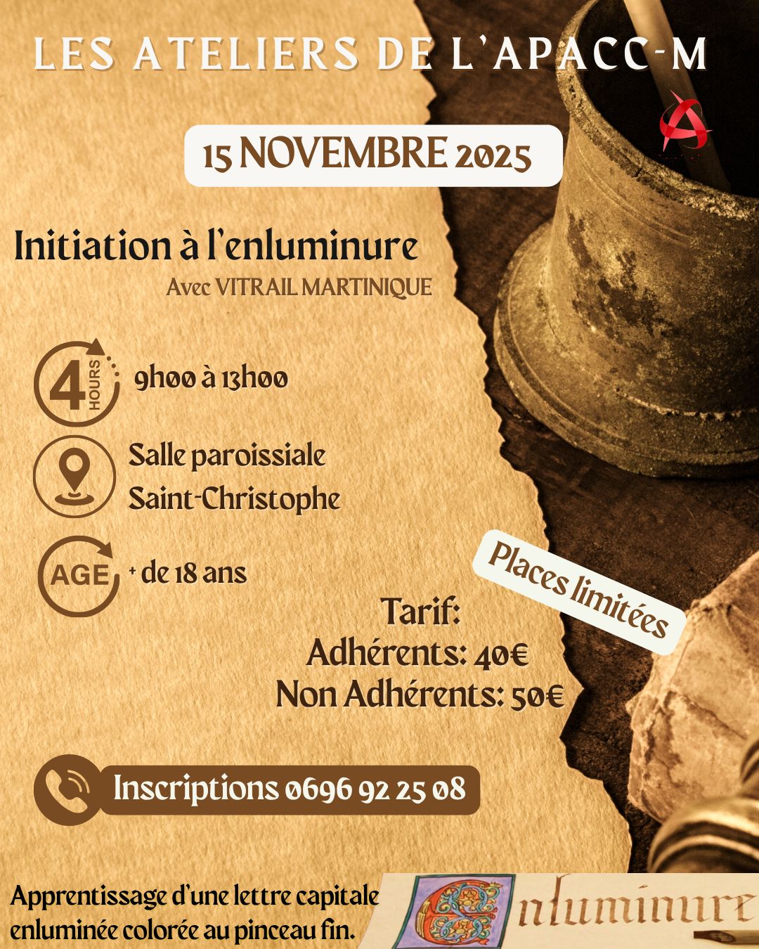 Initiation à l'enluminure